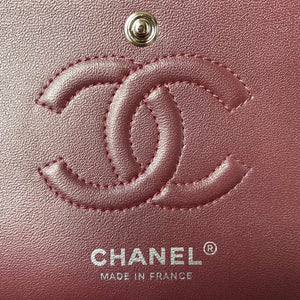 Chanel A01113 Flap Handbag Classic Bag Black Lambskin Silver - Default Title - View 8