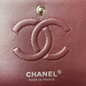 Chanel A01113 Flap Handbag Classic Bag Grained shiny Calfskin Black Silver - Default Title - View 8