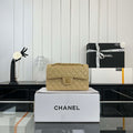 Chanel A01117 Flap Handbag Classic Bag Apricot Lambskin - Gold - View 1