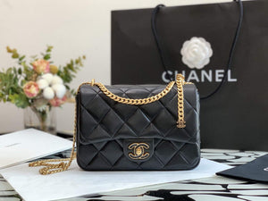 Chanel A09147 Shoulder Flap bag lambskin Black - Default Title - View 1