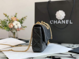 Chanel A09147 Shoulder Flap bag lambskin Black - Default Title - View 4