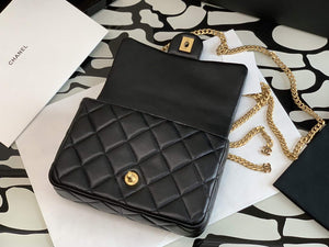 Chanel A09147 Shoulder Flap bag lambskin Black - Default Title - View 6