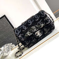 Chanel A09888 25C Evening Black & white sequin mini AS4561  limited edition Lambskin - Default Title - View 1