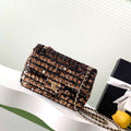 Chanel A09888 25C Evening sequin mini AS4561  limited edition gold and Black - Default Title - View 1