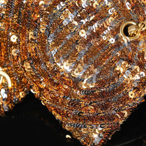 Chanel  A09888 Evening sequin mini limited edition gold bronze AS4561 - Default Title - View 7