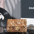 Chanel  A09888 Evening sequin mini limited edition gold bronze AS4561 - Default Title - View 1