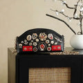 Chanel A1097 Felt hat-shaped badge pearl chain bag Black