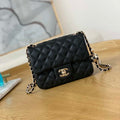 Chanel A35200 Mini Flap Bag 18cm Lambskin Black 1115 With Ball - Default Title - View 1