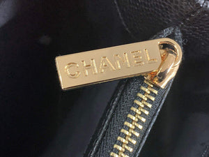 Chanel A50995 Matelasse GST Chain Tote bag caviar Calfskin leather Black Gold - Default Title - View 8