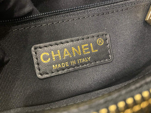 Chanel A50995 Matelasse GST Chain Tote bag caviar Calfskin leather Black Gold - Default Title - View 9