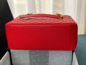 Chanel A50995 Matelasse GST Chain Tote bag caviar Calfskin leather Red Gold - Default Title - View 6