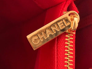 Chanel A50995 Matelasse GST Chain Tote bag caviar Calfskin leather Red Gold - Default Title - View 8