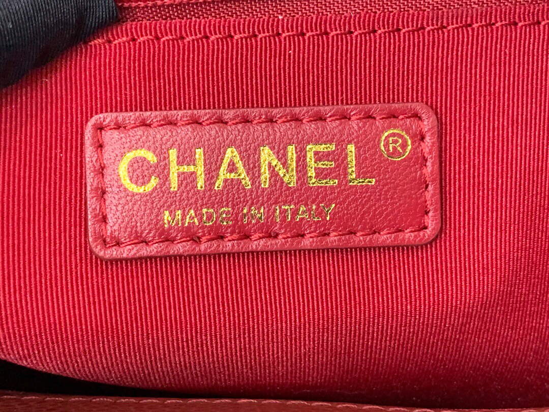Chanel A50995 Matelasse GST Chain Tote bag caviar Calfskin leather Wine Red Gold