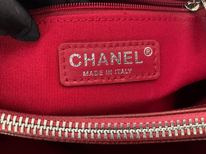 Chanel A50995 Matelasse GST Chain Tote bag caviar Calfskin leather Wine Red Silver - Default Title - View 9