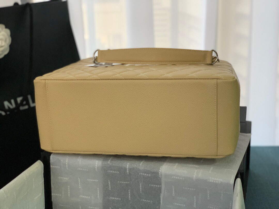 Chanel A50995 Matelasse GST Chain Tote bag caviar Calfskin leather Yellow Silver - Default Title - View 5