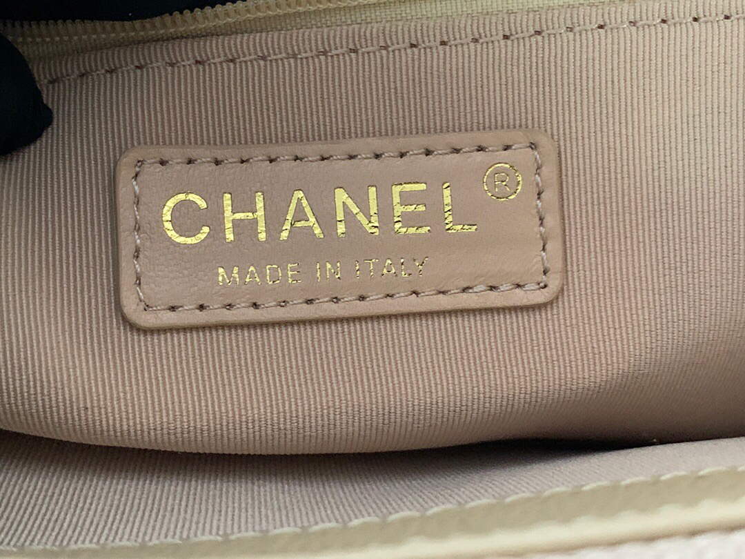 Chanel A50995 Matelasse GST Chain Tote bag caviar Calfskin leather Yellow Gold - Default Title - View 9