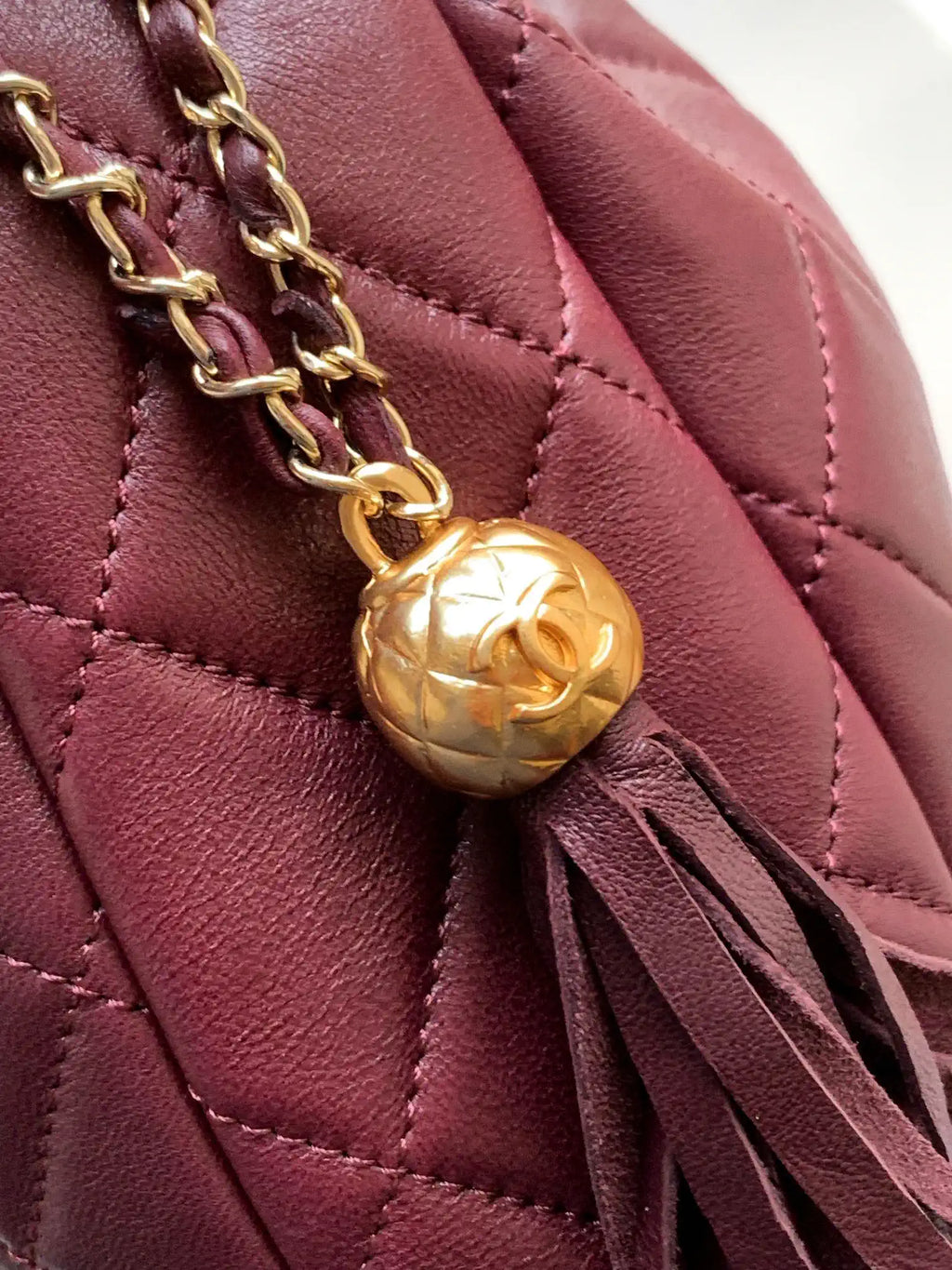 Chanel A66920 Bucket bag Red Lambskin