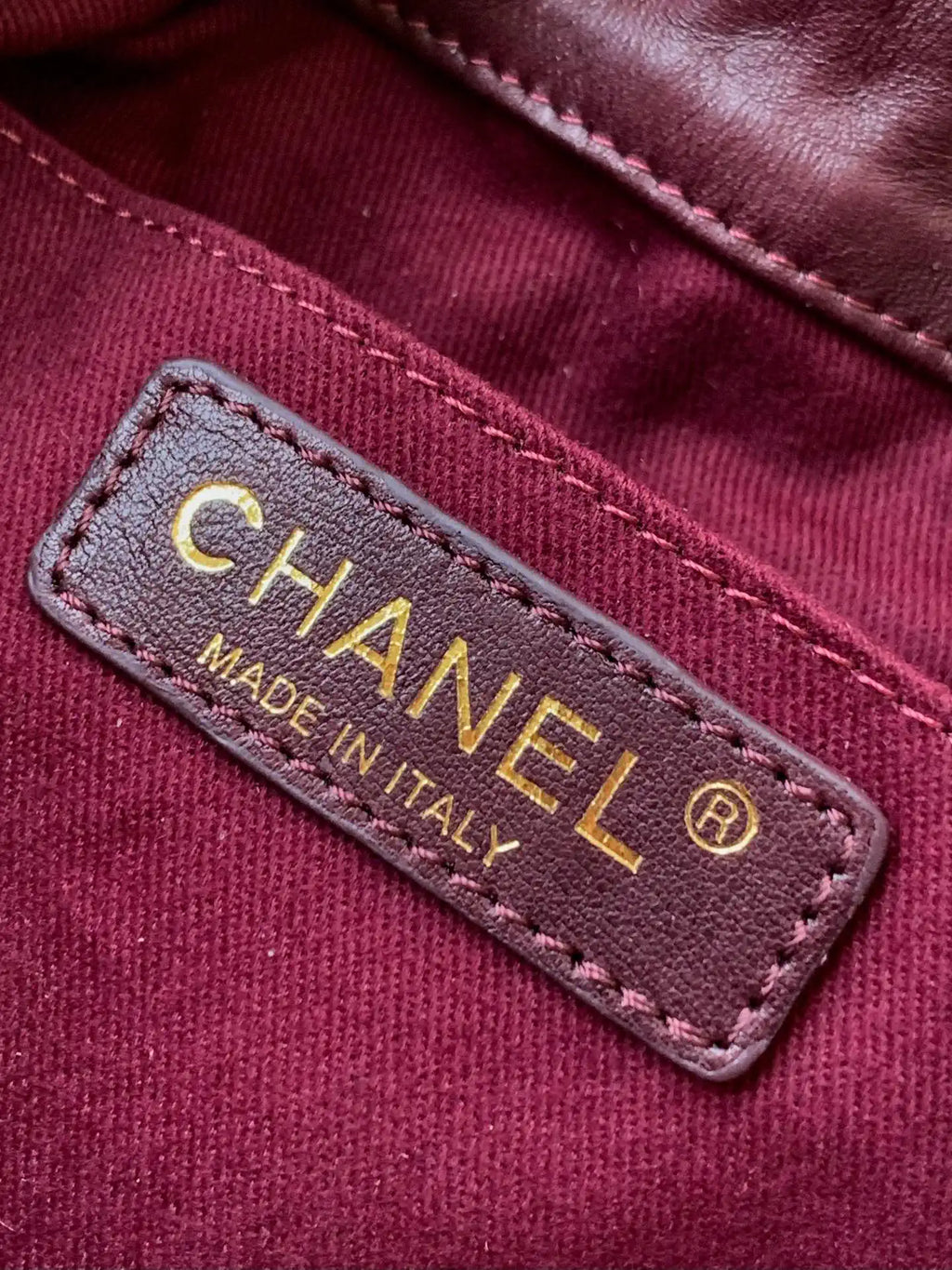 Chanel A66920 Bucket bag Red Lambskin