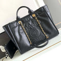 Chanel A66941 23B Large Shopping Bag Black Calfskin - Default Title - View 1