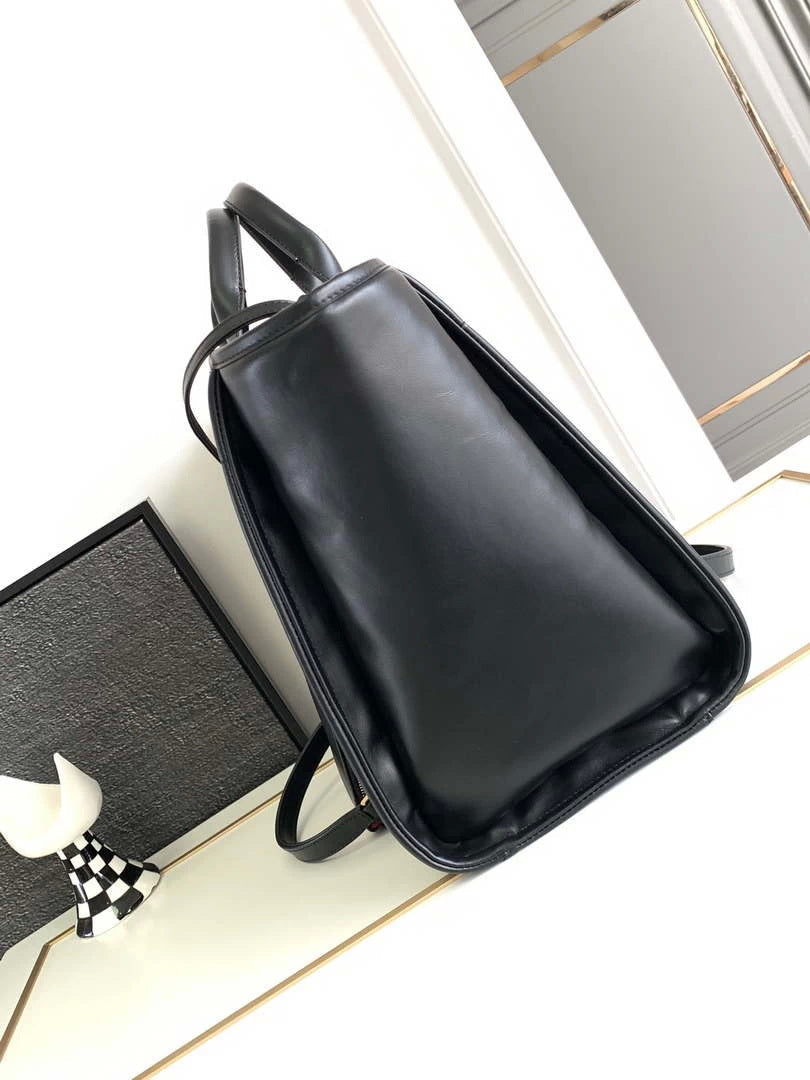 Chanel A66941 23B Large Shopping Bag Black Calfskin - Default Title - View 2
