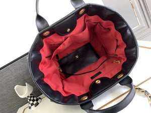Chanel A66941 23B Large Shopping Bag Black Calfskin - Default Title - View 8