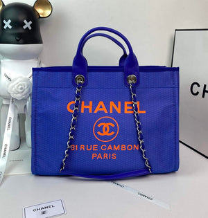 Chanel A66941 Large Shopping Bag A93786 Clothing Blue - Default Title - View 1