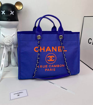 Chanel A66941 Large Shopping Bag A93786 Clothing Blue - Default Title - View 2
