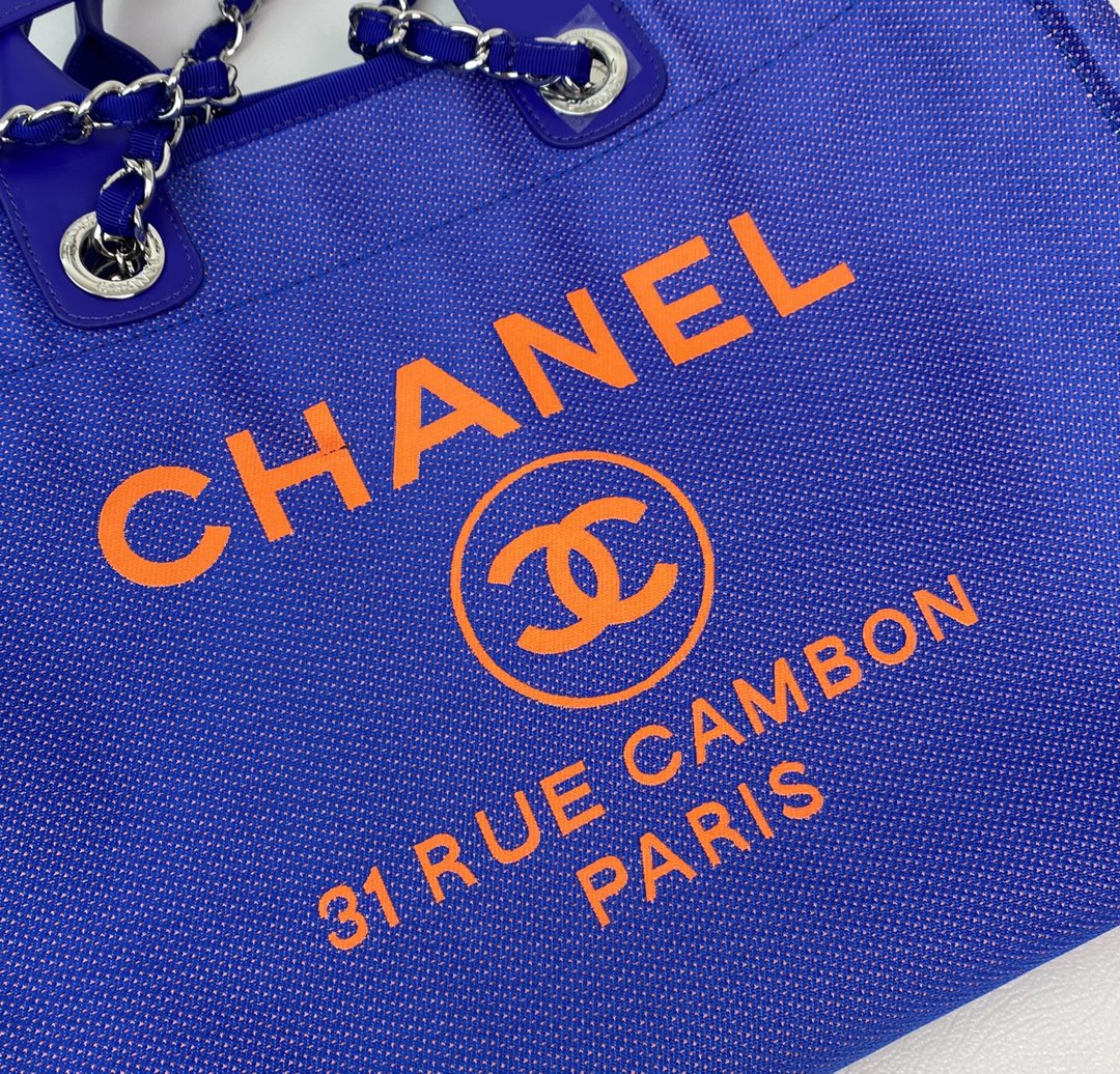 Chanel A66941 Large Shopping Bag A93786 Clothing Blue - Default Title - View 5