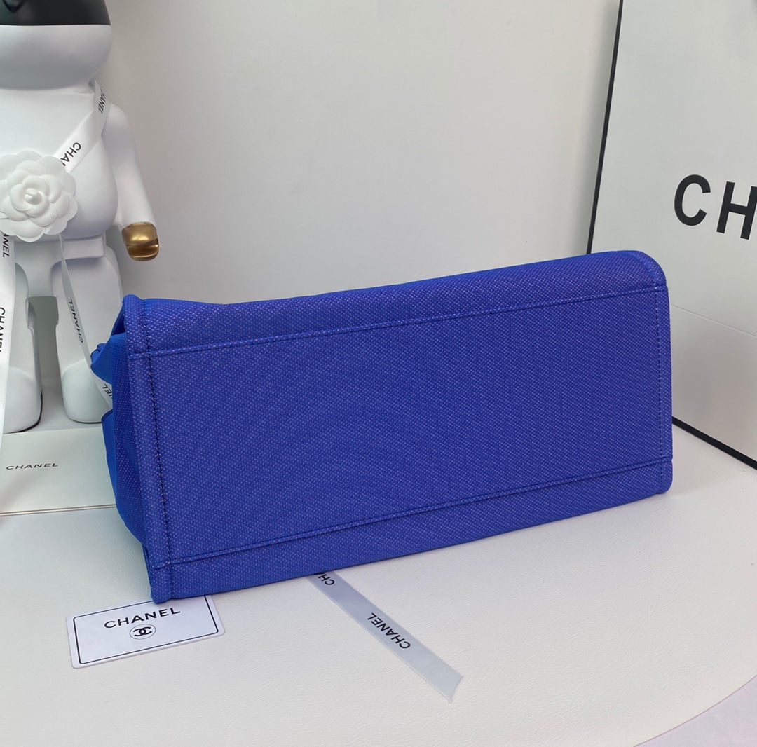 Chanel A66941 Large Shopping Bag A93786 Clothing Blue