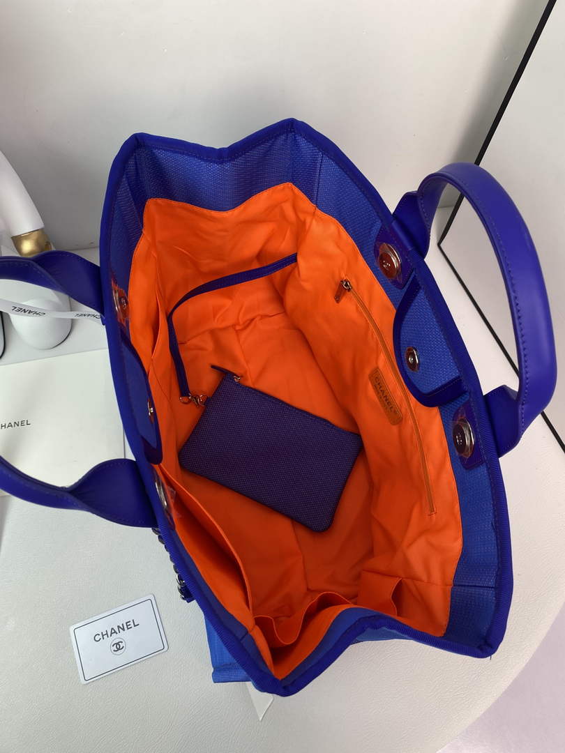Chanel A66941 Large Shopping Bag A93786 Clothing Blue - Default Title - View 8
