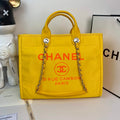 Chanel A66941 Large Shopping Bag A93786 Clothing Yellow - Default Title - View 1