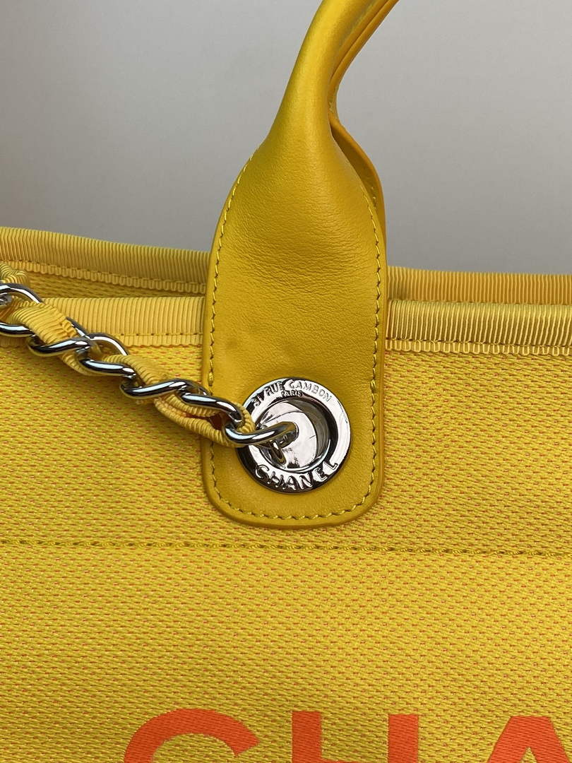 Chanel A66941 Large Shopping Bag A93786 Clothing Yellow - Default Title - View 4