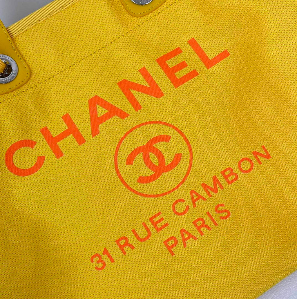 Chanel A66941 Large Shopping Bag A93786 Clothing Yellow