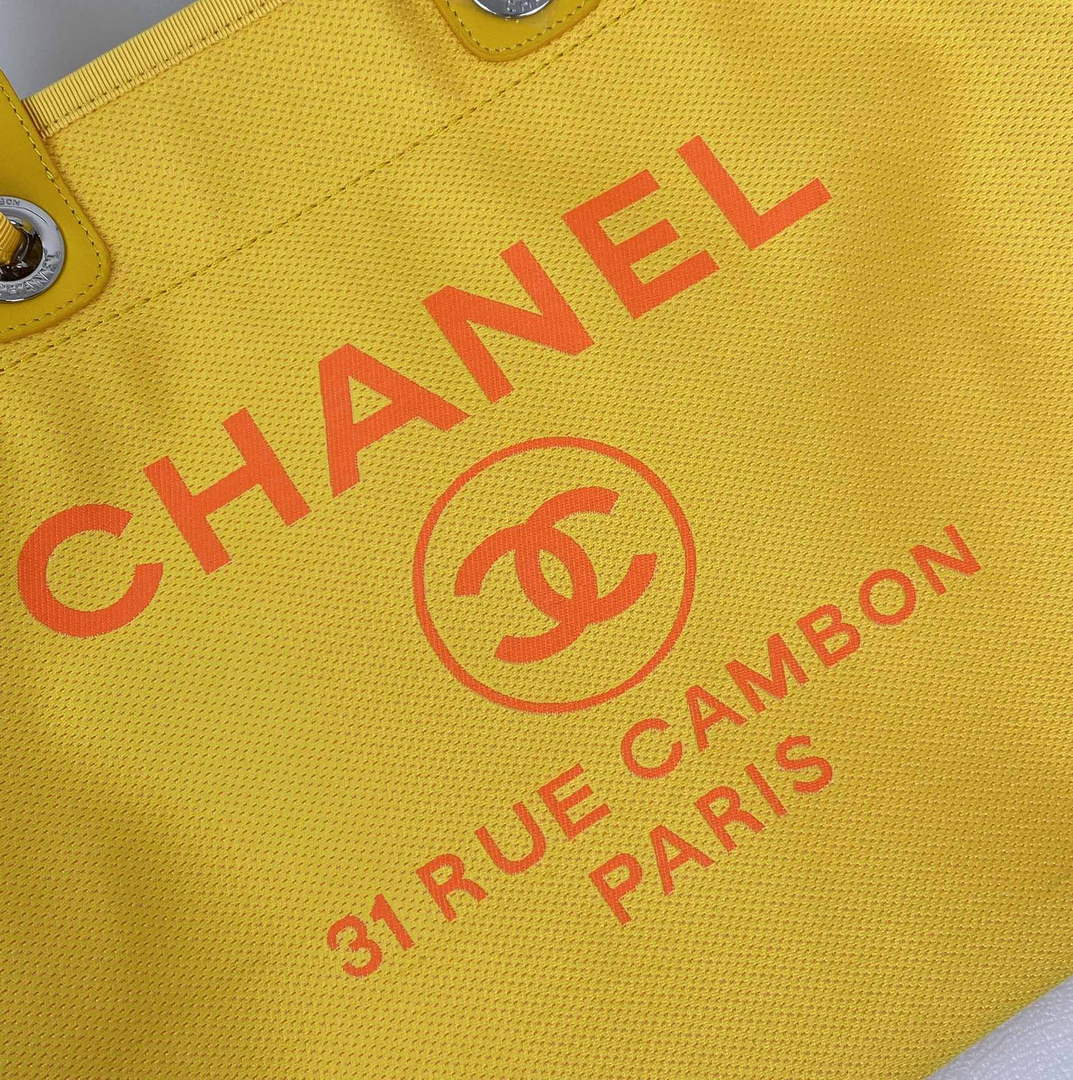 Chanel A66941 Large Shopping Bag A93786 Clothing Yellow - Default Title - View 5