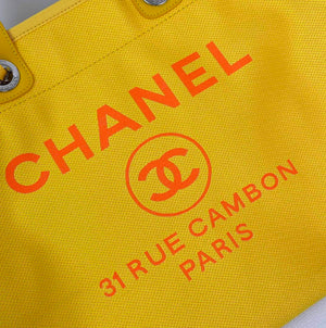 Chanel A66941 Large Shopping Bag A93786 Clothing Yellow - Default Title - View 5