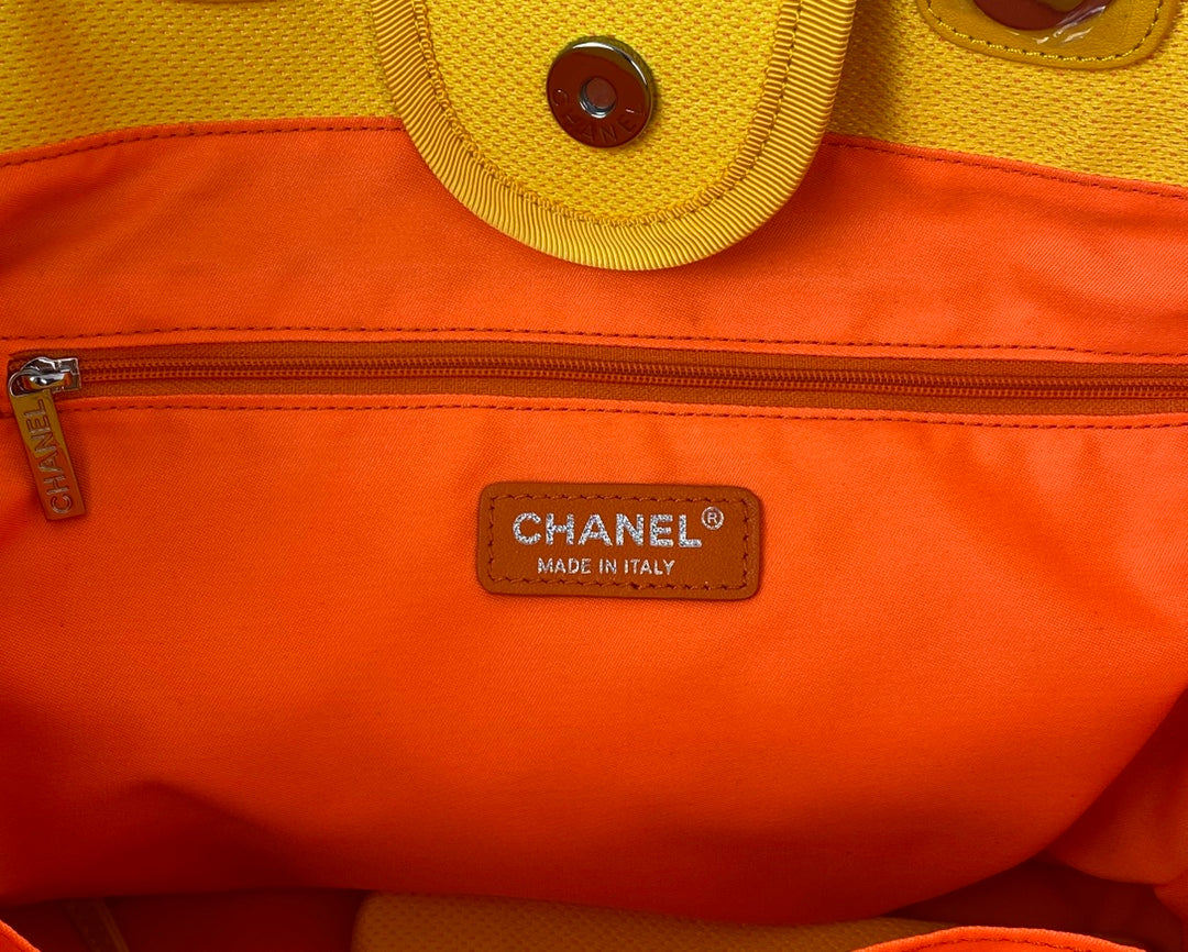 Chanel A66941 Large Shopping Bag A93786 Clothing Yellow - Default Title - View 9