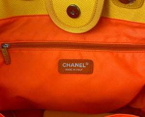 Chanel A66941 Large Shopping Bag A93786 Clothing Yellow - Default Title - View 9