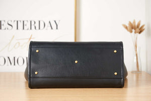 Chanel A66941 Large Shopping Bag Calfskin Black - Default Title - View 6
