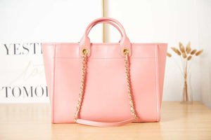 Chanel A66941 Large Shopping Bag Calfskin Coral Pink - Default Title - View 4