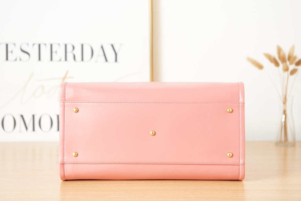 Chanel A66941 Large Shopping Bag Calfskin Coral Pink
