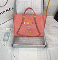 Chanel A66941 Large Shopping Tote Bag Calfskin Pink