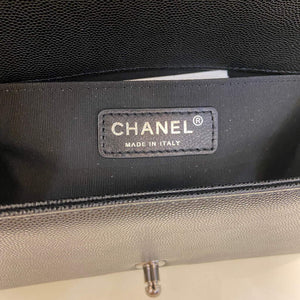 Chanel A67086 Boy Handbag Black Leather Light Black - Default Title - View 9