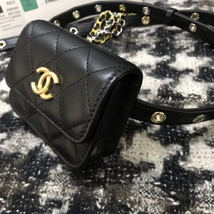 Chanel A68046 Chanel Mini Flap bag Lambskin Black - Default Title - View 6