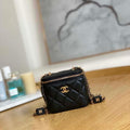 Chanel A68101 Small Vanity With Chain Lambskin Black - Default Title - View 1