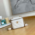 Chanel A68101 Small Vanity With Chain Lambskin White - Default Title - View 1