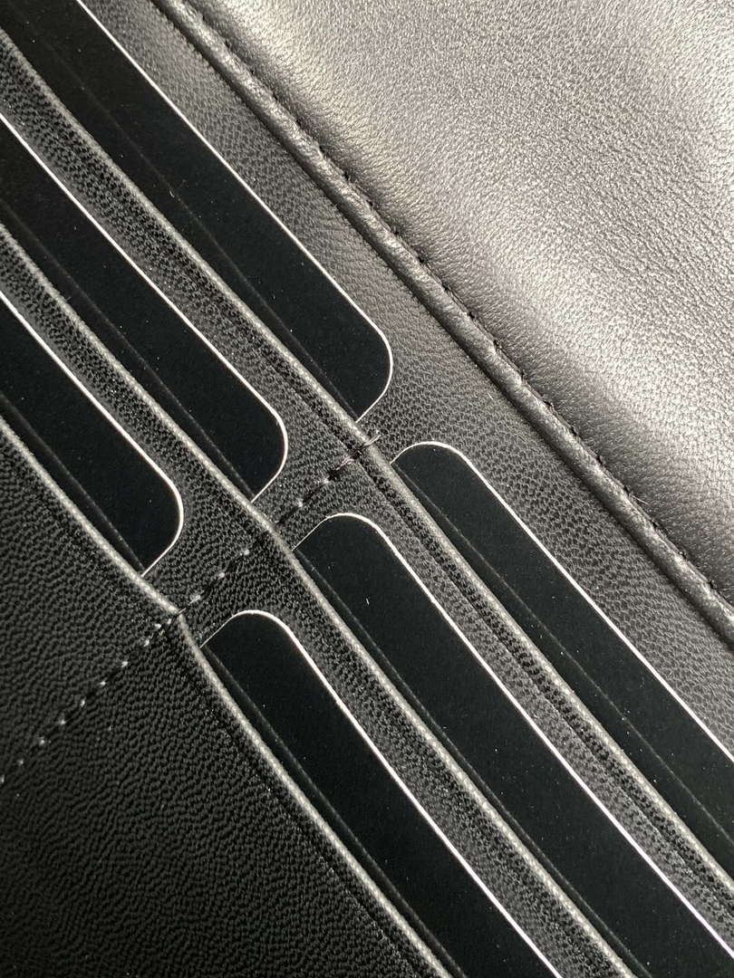 Chanel A96033 Woc Wallet on Chain With Small flower handle Black Shiny Crumpled Lambskin