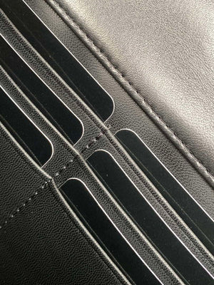 Chanel A96033 Woc Wallet on Chain With Small flower handle Black Shiny Crumpled Lambskin - Default Title - View 9
