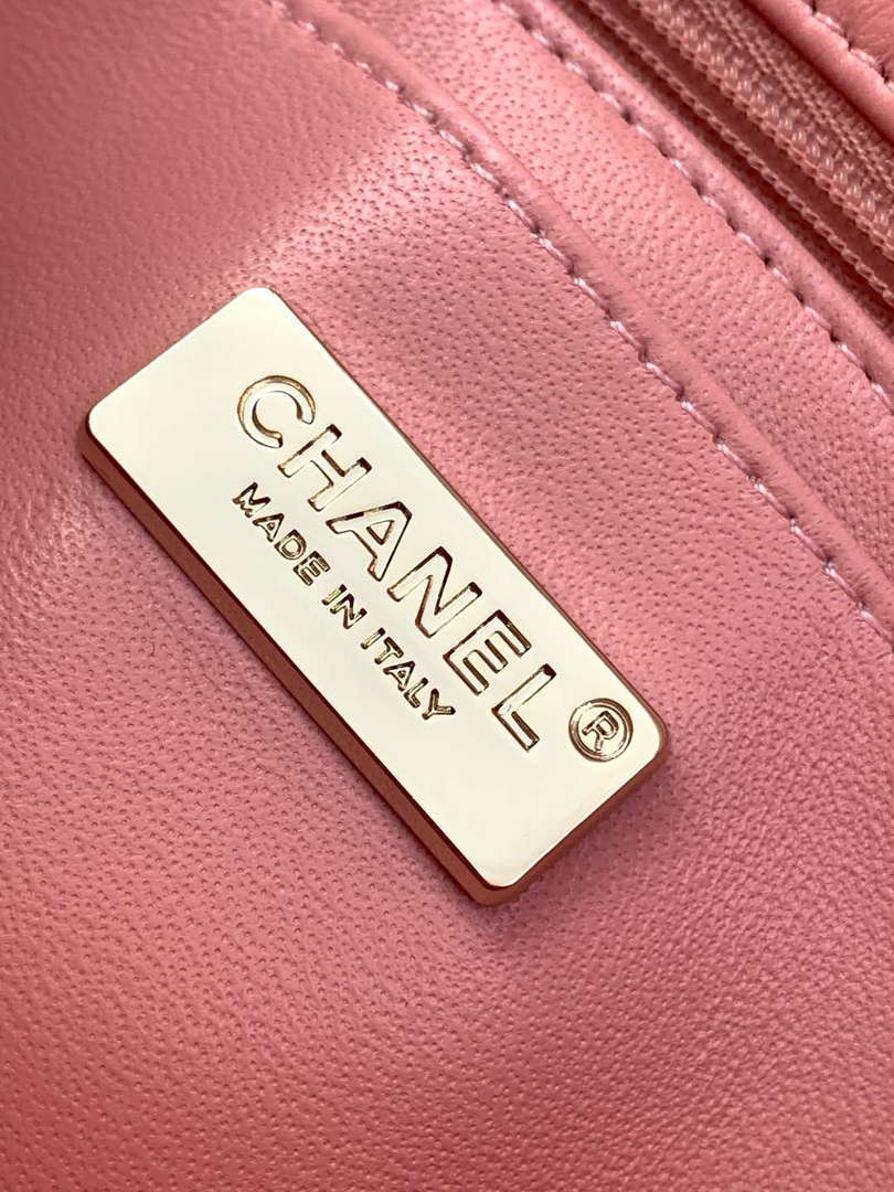 Chanel A69900 24K Mini Flap Sequin Series CF AS1116 Silver Pink - Default Title - View 9