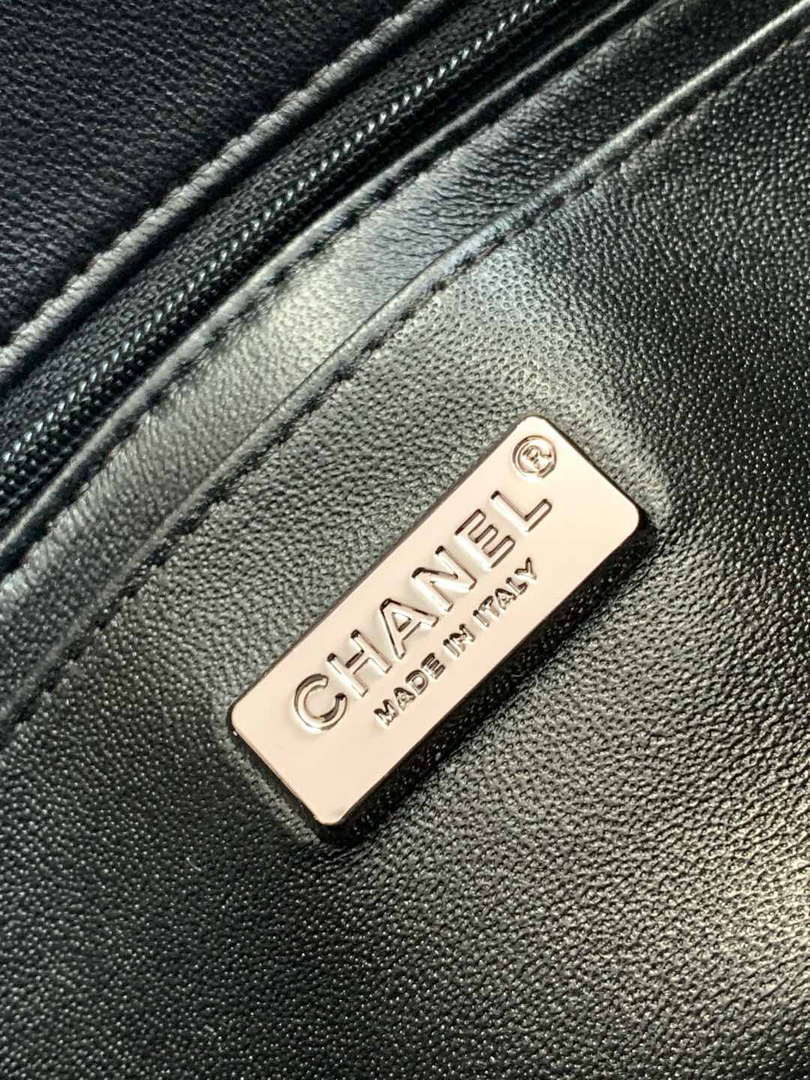 Chanel A69900 24K Mini Flap White tube beads sequins CF AS1116 - Default Title - View 9