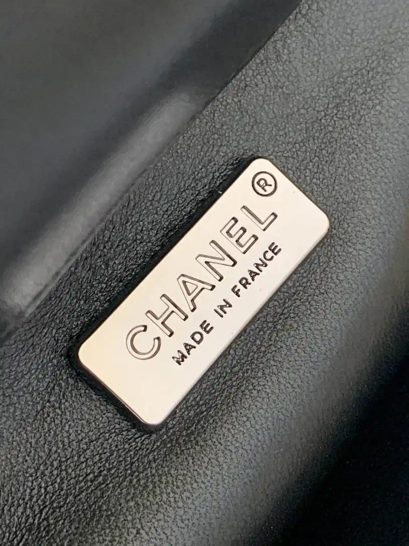 Chanel A69900 25B Mini Flap bag AS1116 Dense sequins with silver luster